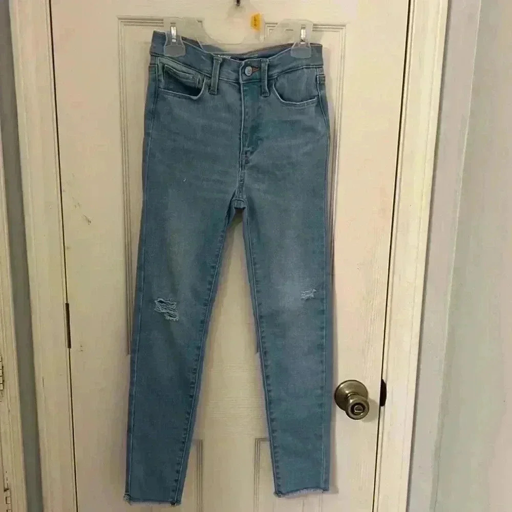 Girls Old Navy 360 Stretch Extra High-Rise RockStar Jeggings size 10.